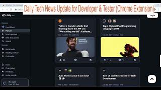 Daily Tech News Update for Developer & Tester