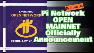 Pi Network Open Mainnet [Officially Announcement]