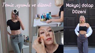 Dolap düzeni | oda düzeni | temizlik vlog | asmr vlog |  #homedecor #makyajkoleksiyonum