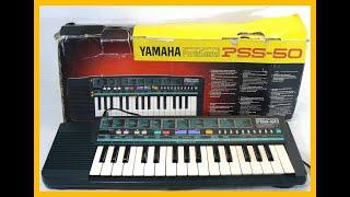 Yamaha Portasound PSS-50 Electronic Music Keyboard Boxed + Power Supply Working