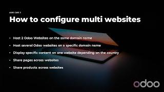 [Odoo V15 - Website] How to configure multi websites
