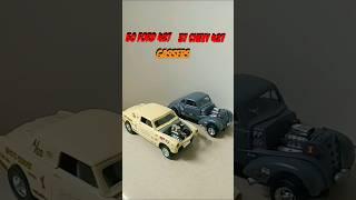 Blown 427 Gassers Ford vs Chevy #chevy #ford #gasser #oldschool #modelbuilding #vintagegasser #amt