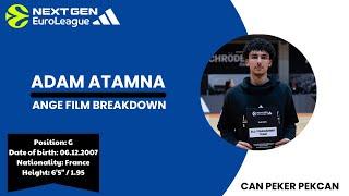 ANGE Film Breakdown of Adam Atamna | 2026 NBA Draft Prospect