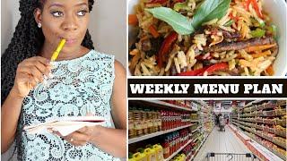 NIGERIAN WEEKLY MEAL PLANNING | NIGERIAN MENU | Menu Planning Tips