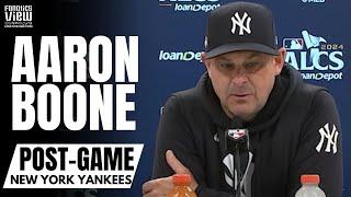 Aaron Boone Reacts to Yankees vs. Cleveland "Classic Game", David Fry Walk Off-Homer for Cleveland