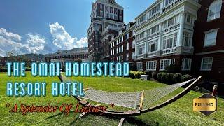 THE OMNI HOMESTEAD RESORT HOTEL WALKTHROUGH!! #travel #hotel #luxury #best #browse #bucketlist #reel