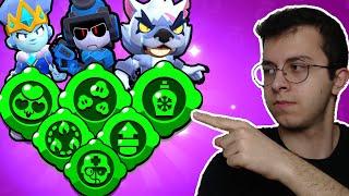 OYUNDAKİ TÜM KARAKTERLERİN EN İYİ AKSESUARLARINI SEÇTİM !! BRAWL STARS