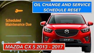 Reset Maintenance Due Message - Oil Change & Service Schedule Mazda