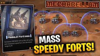 ASSAULT FORTRESS SPAM is Actually STRONG? (Speedy Giants!) - Mechabellum Strategy Guide