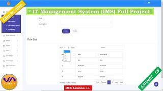 #IMS Session11 | save department master page and required field validator | ASP.NET C# with SQL