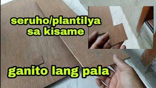 Paano magplantilya/seruho ng plywood sa kisame | maynard collado