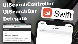Add a SearchBar in your app UINavigationController! UISearchController & UISearchBarDelegate
