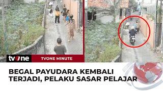 Aksi Begal Payudara Incar Pelajar di Tangerang Terekam CCTV | tvOne Minute