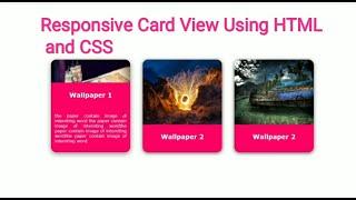 Awesome CSS Card Hover Effects | CSS Image Card Effects | Html & CSS