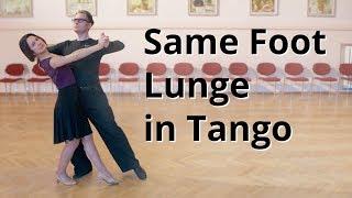 Line Figures - Same Foot Lunge Point in Tango | Dance Routine