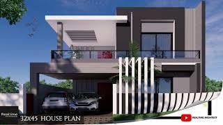 Stunning 30x45 House Plan with Detailed Elevation | Modern Home Design Ideas