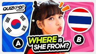 GUESS THE NATIONALITY OF THE KPOP IDOL  | QUIZ KPOP GAMES 2022 | KPOP QUIZ TRIVIA