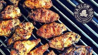 How to Make Grilled Chicken Wings | Weber Genesis Gas Grill | Barlow BBQ