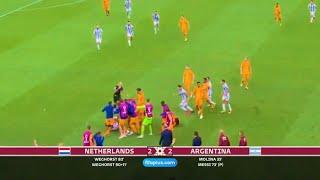 That's Why You Shouldn't Make Lionel Messi Angry At World Cup : Argentina vs Netherlands 2022