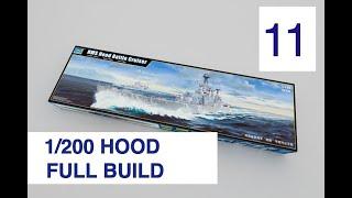 Trumpeter 1/200 HMS Hood Full build with Pontos detail set Part 11 (upper bridge 1)