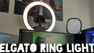 Elgato Ring Light unboxing and setup - beautiful, controllable lighting?