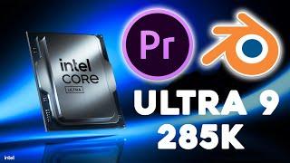 Intel Core Ultra 9 285K: Adobe Premiere Pro and Blender Benchmarks