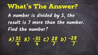 a number divisible by 5 is seven more than the number