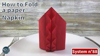 How to fold a paper napkin | Elegant Napkin Folding