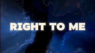 Nero Knight - RIGHT TO ME feat. Sydney Day (Lyric Video)