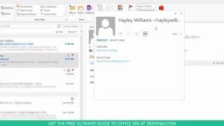 How to Add Contacts in Outlook 2013 and 2016