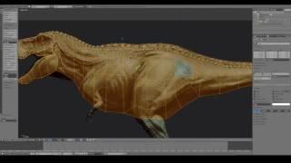 Blender T- Rex Speed Modeling (Part 1)