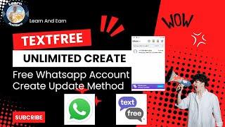 Textfree Update Method Unlimited Usa And Canada Phone Number For Whatsapp Account Create