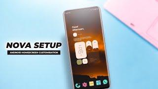 Customizing Android Nova Launcher Homescreen [Harmoniously]