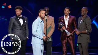 The Golden State Warriors win Best Team award | 2022 ESPYS