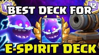 BEST DECK FOR BUILD AN ELECTRO SPIRIT DECK CHALLENGE IN CLASH ROYALE! EASY ZERO LOSSES DECK!