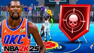 "PRIME" MVP KEVIN DURANT BUILD is A LETHAL BUCKET to REC PLAYERS  in NBA 2K25!