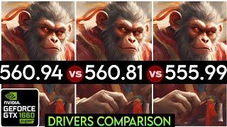 Nvidia Drivers (V 560.94 vs V 560.81 vs V 555.99) - Drivers Comparison