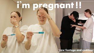 finding out... I'M PREGNANT !  & telling my husband we'll be parents