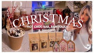 A VERY FESTIVE DAY CHRISTMAS HOT CHOCOLATE BAR, B&M HAUL & DIY FOOD GIFTS