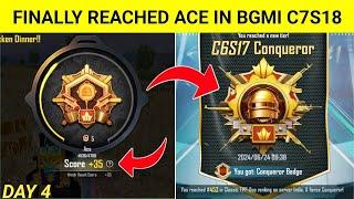  FINALLY REACHED ACE TO CONQUEROR IN BGMI  CONQUEROR RANK PUSH TIPS AND TRICKS NEW TIPS 