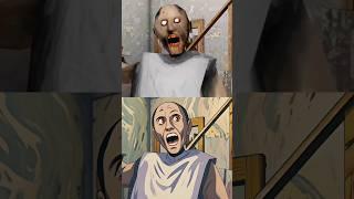 Original Granny Grandpa Cabinet Jumpscare vs Anime Granny Grandpa Cabinet Jumpscare #granny #granny2