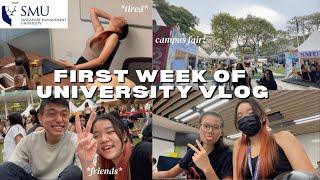 first week of university | junior year 3 student in Singapore Management University (SMU) | vlog 021