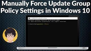 Manually Force Update Group Policy Settings | How to use GPUpdate /Force | Force Update Group Policy