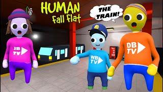 WE ARE IN THE SUBWAY FROM GANG BEASTS IN HUMAN FALL FLAT