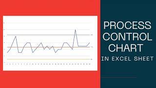 How to create a statistical process control chart in excel