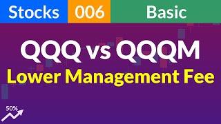 Do Not Buy QQQ If You Want Lower ETF management Fee ( Stocks 006 Basic)