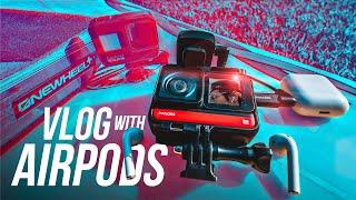 Insta360 ONE R Vlogging: AirPods vs GoPro - Best Vlog Audio Setup in 2020?