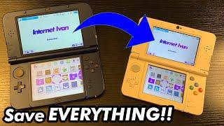 How I CLONED MY 3DS'S DATA USING CFW!!