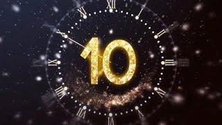 10 second NEW YEAR COUNTDOWN CLOCK 2023 *VOICE & SFX*