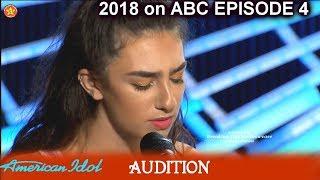 Genavieve Linkowski  IMPRESSIVE MAGICAL I Won't Give on Us Audition American Idol 2018 Episode 4